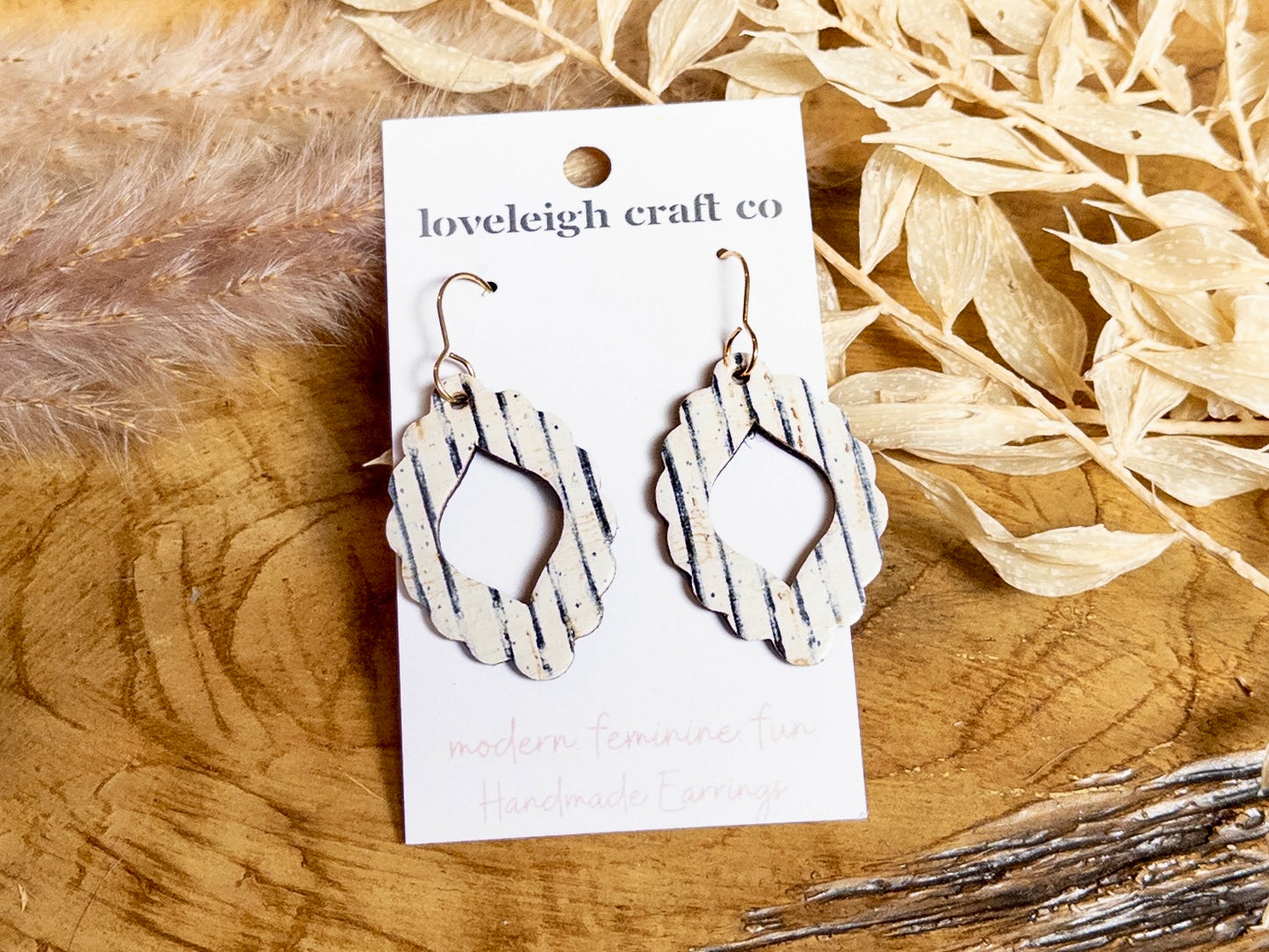 Delicate Open Scallop Earrings