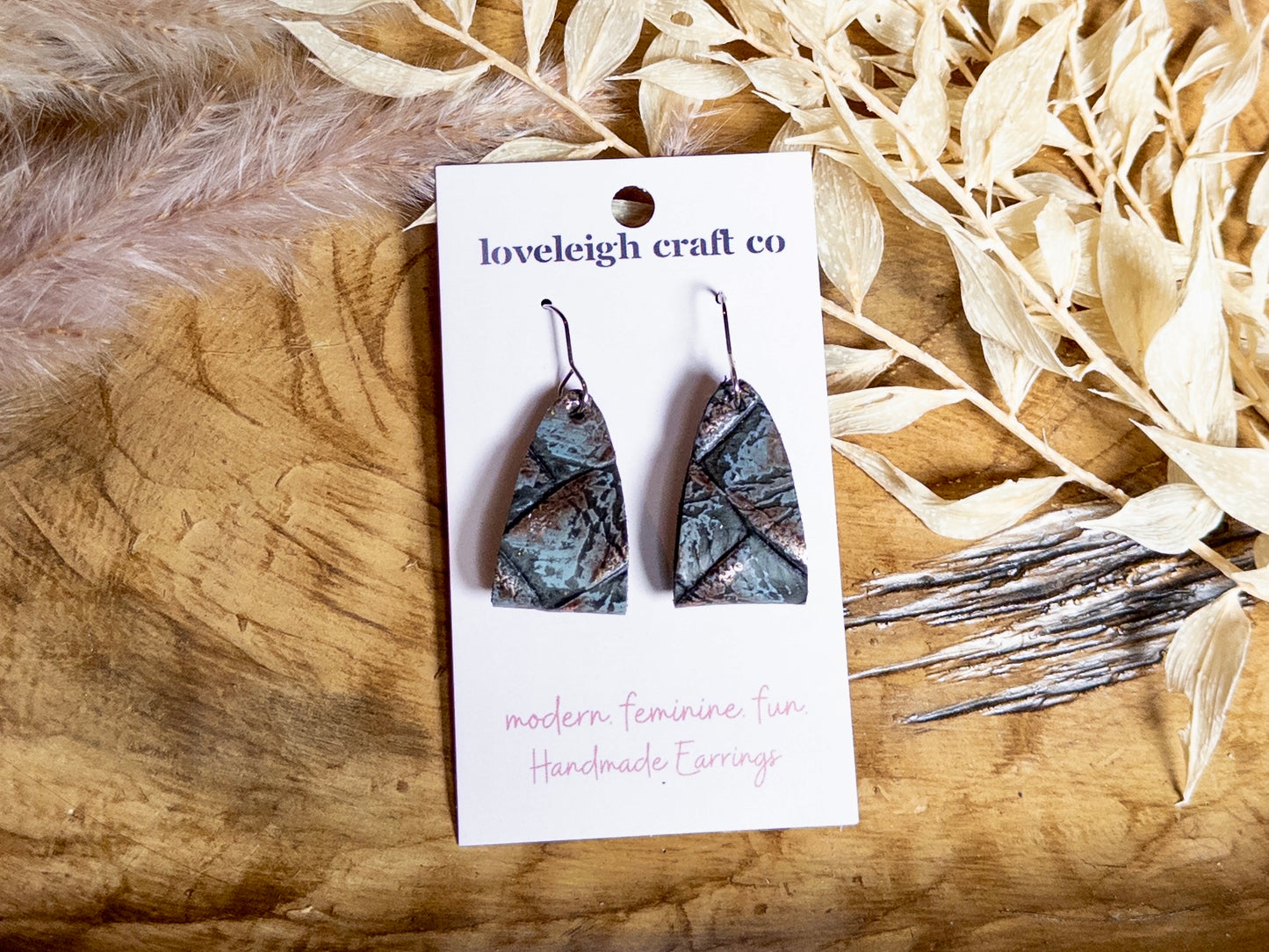 Leather Loop Earrings