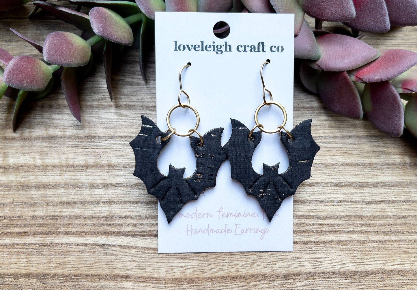 Bat Arch Earrings