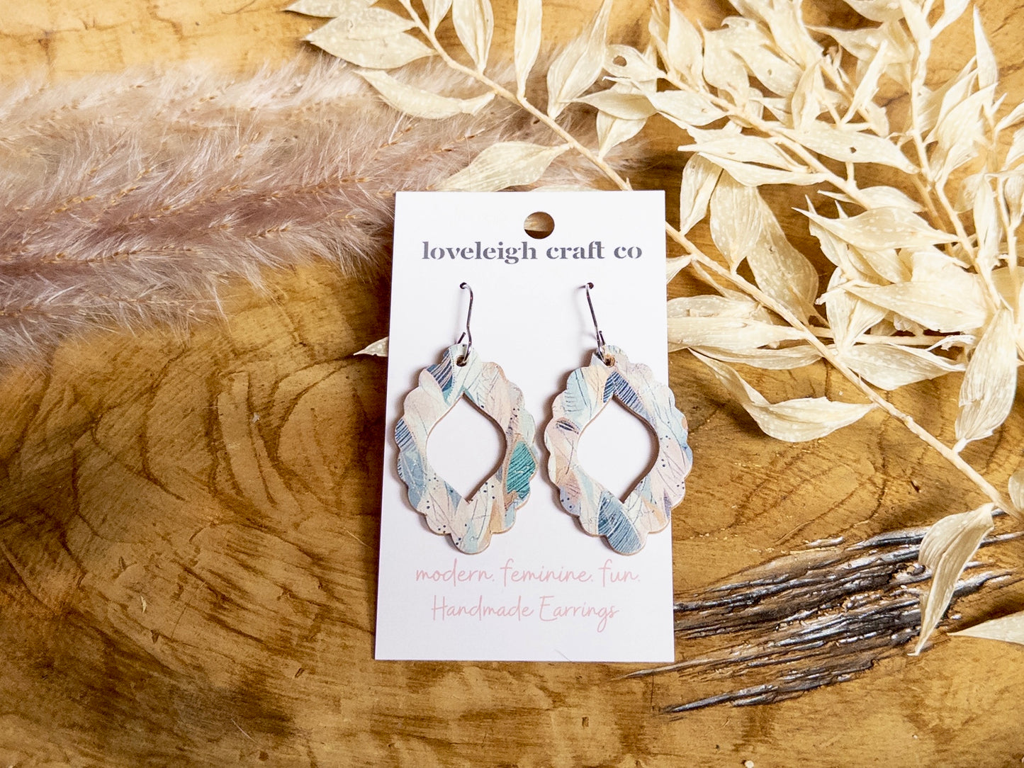 Delicate Open Scallop Earrings