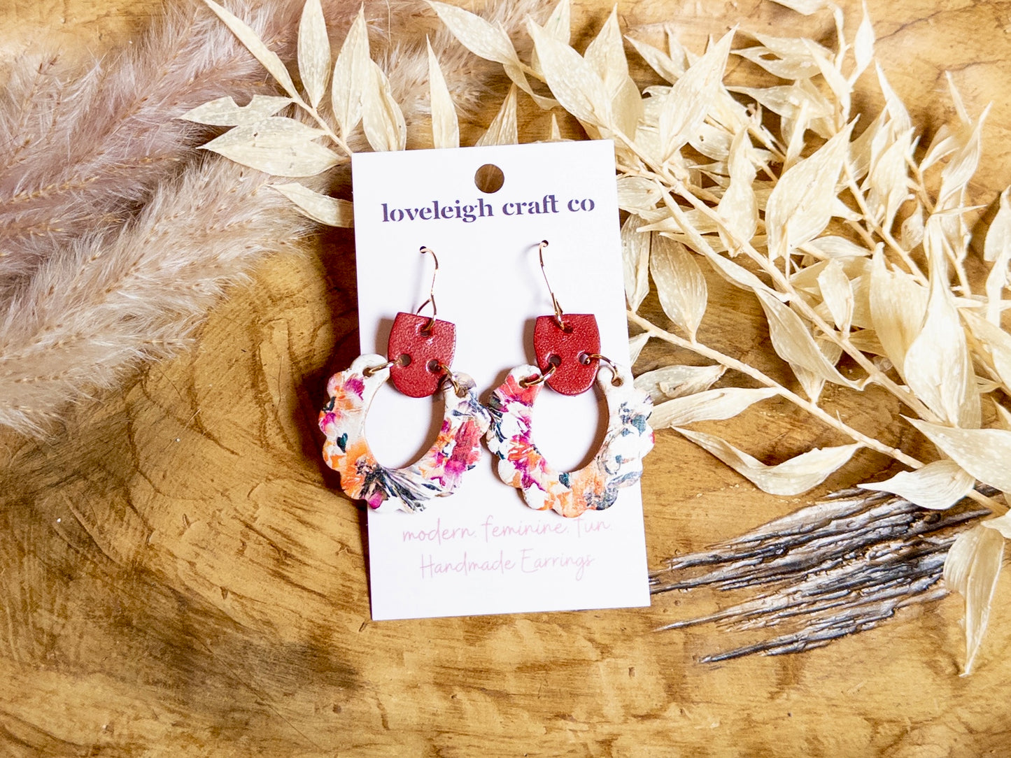 Scalloped Hoop Earrings